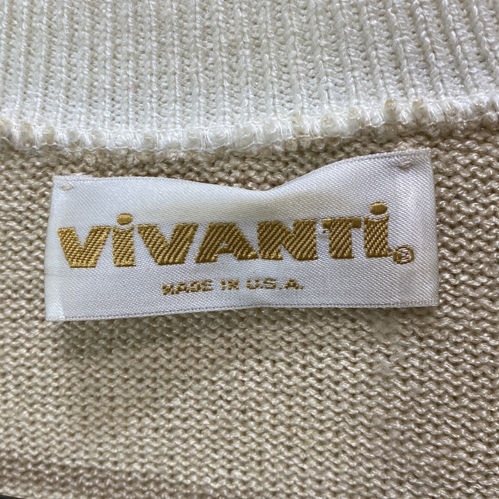 Vivanti vintage sweater tan‎ cream - Picture 2 of 11